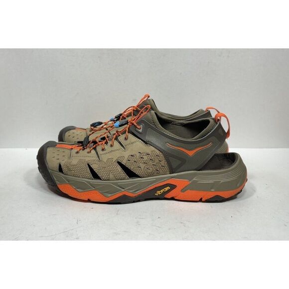 Hoka One One Tor Trafa Men's Slip On Sandals Shoes Brown Size‎ 14 1016311 BROG - Picture 3 of 8